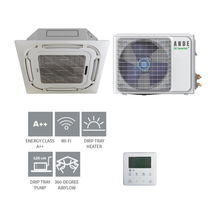 Kazetová klimatizační jednotka ANDE split SET 7,0 kW