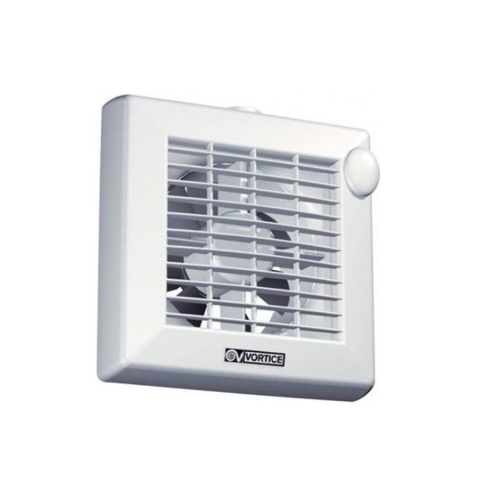 Vortice PUNTO M AT HCS LL M 150/6" AT HCS LL (nastavitelná vlhkost 60%-70%-80%-90%) – axiální nástěnné/okenní ventilátory s č