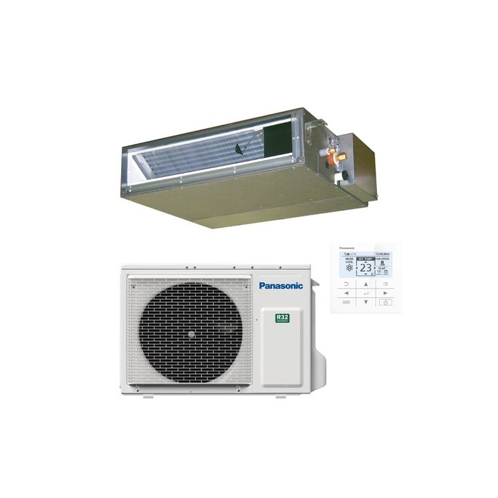 Panasonic KIT-Z60-CD3 – klimatizace kanálová s nízkým statickým tlakem 6,00 kW (sada vnitřní + venkovní jednotka)