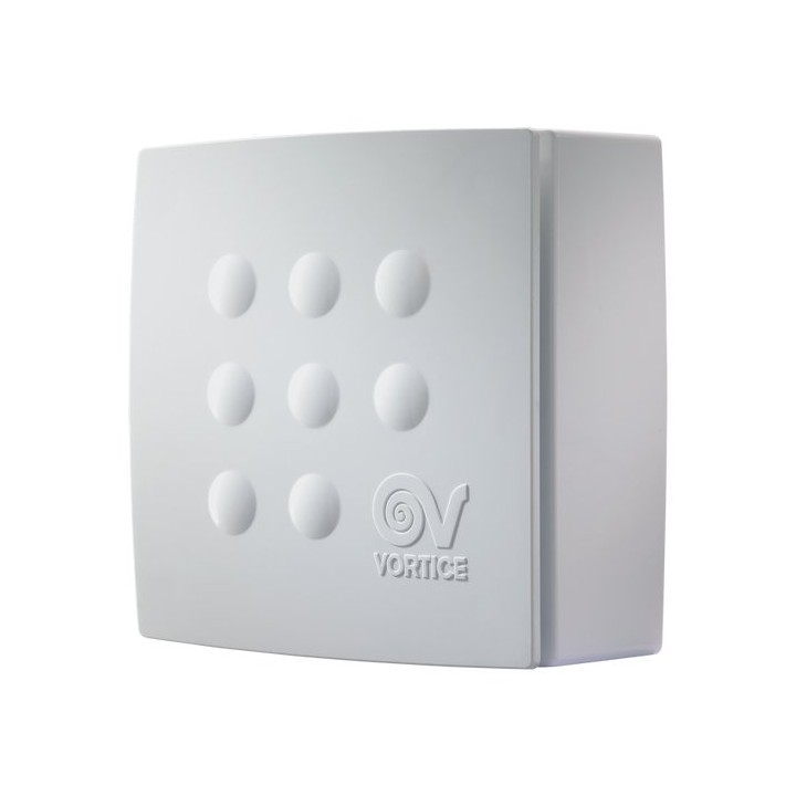 Vortice VORT QUADRO MICRO 100 – radiální nástěnné ventilátory