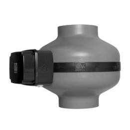 Vortice CA ES CA 150 ES – radiální potrubní ventilátory s kovovým opláštěním a EC motorem (2stupňová regulace nebo plynulá re