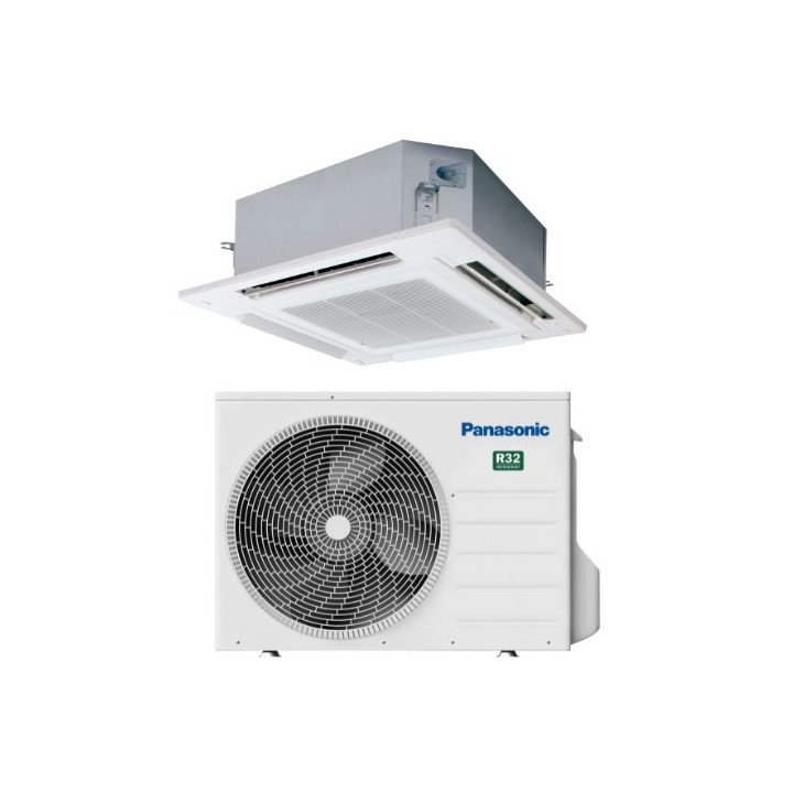 Panasonic KIT-50PU3ZH5 – klimatizace PACi NX Elite (Hyper Heating) 4cestná kazetová 90 × 90 5,0 kW (sada vnitřní + venkovní j