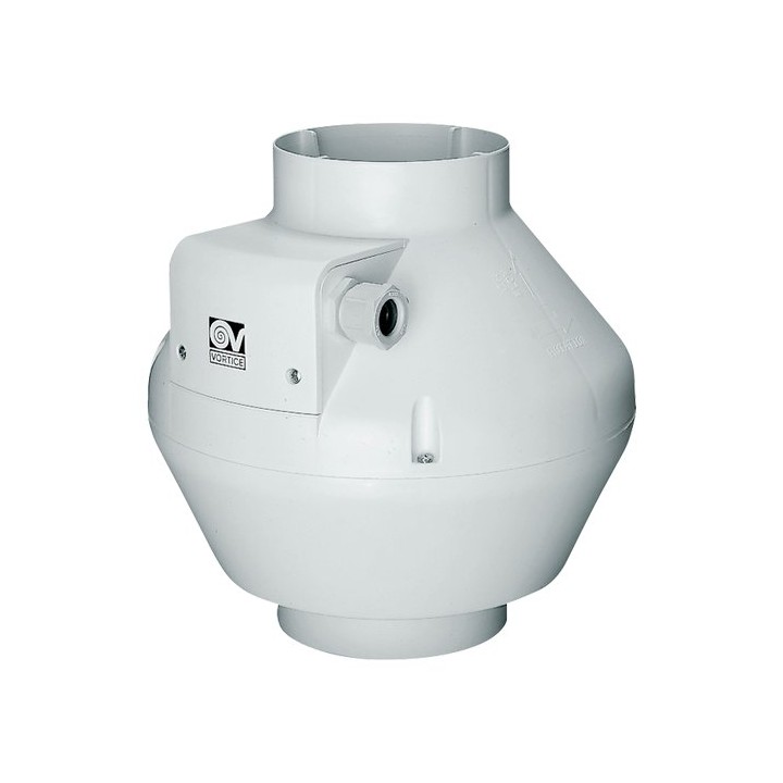 Vortice CA V0 D a CA V0 E CA 200 Q V0 420/540/680 244/394/439 33,5/37,6/40 – radiální potrubní ventilátory s plastovým oplášt