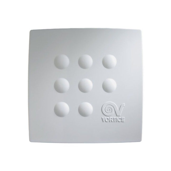 Vortice VORT QUADRO I MICRO 100 I T HCS – radiální ventilátory pro zabudování do stěny přímý výfuk (z boku)