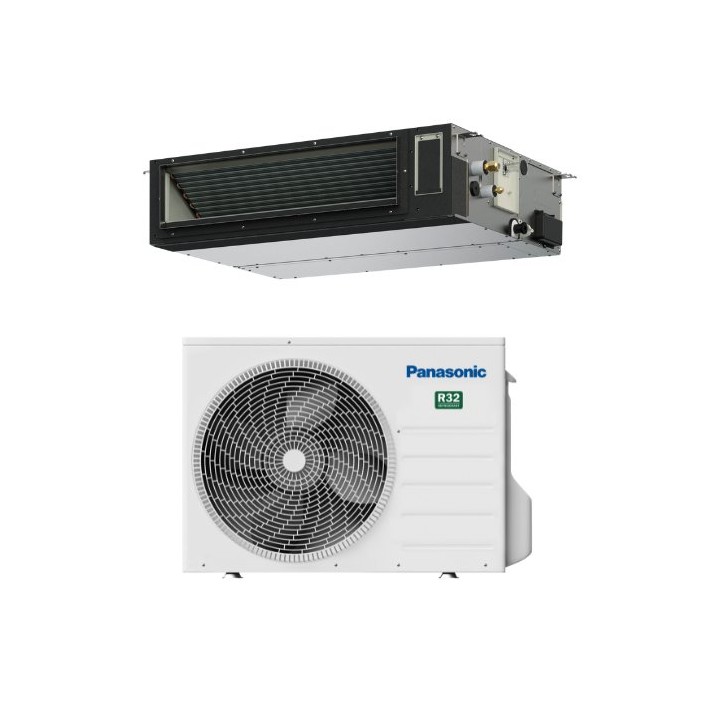 Panasonic KIT-36PF3ZH5 – klimatizace PACi NX Elite (Hyper Heating) kanálová 3,6 kW (sada vnitřní + venkovní jednotka)