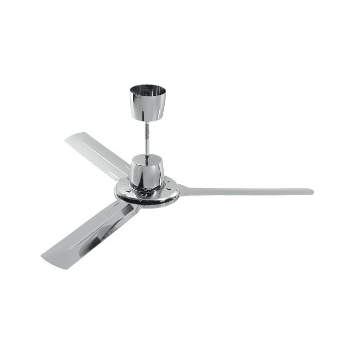 Vortice NORDIK EVOLUTION R Nordik Evolution R 120/48" Gold - světle chromová barva – stropní reverzibilní ventilátory