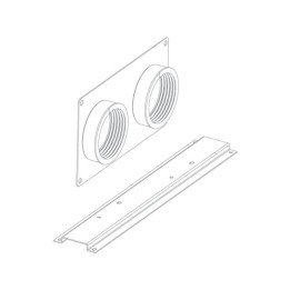 Vortice příslušenství Lineo-PF 200 (sada pro montáž dvou ventilátorů vedle sebe) – LINEO QUIET ES