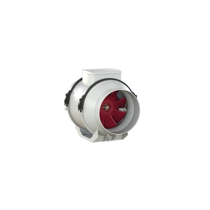 Vortice LINEO 160 – potrubní ventilátory s plastovým opláštěním a AC motorem (2stupňová nebo 3stupňová regulace, 3stupňový re