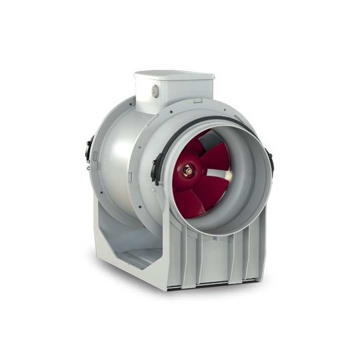 Vortice LINEO 200 Q – potrubní ventilátory s plastovým opláštěním a AC motorem (2stupňová nebo 3stupňová regulace, 3stupňový 