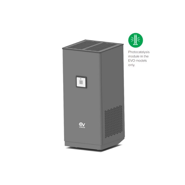 Vortice DEPURO PLUS DEPURO PLUS – vysoce účinné čističe vzduchu s HEPA filtry H14 a fotokatalýzou UV-C (modely EVO) - mobilní