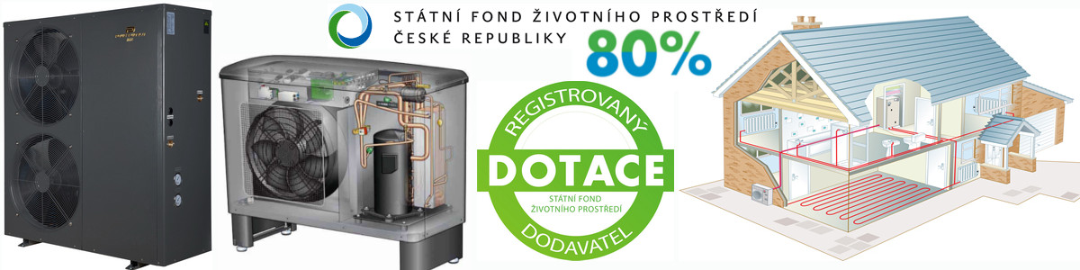 Dotace na tepelné čerpadlo až 80 %